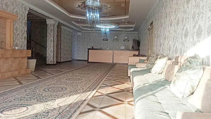 Фотогалерея санатория Дархан Сарыагаш. Холл Фотогалерея санатория Дархан Сарыагаш. Холл