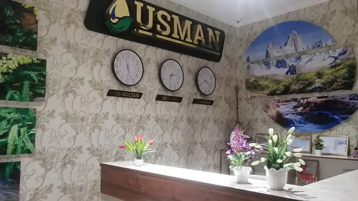 Санаторий Усман Сарыагаш. Ресепшен Санаторий Усман Сарыагаш. Ресепшен